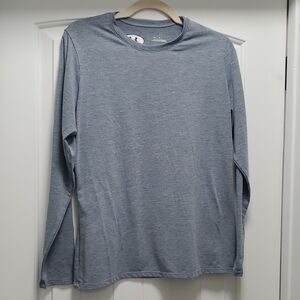 Under Armour Heather Gray Long Sleeve Tee